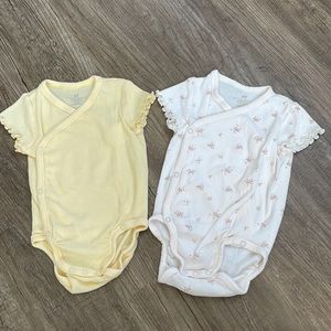 H&M Organic Cotton Onesies 9M